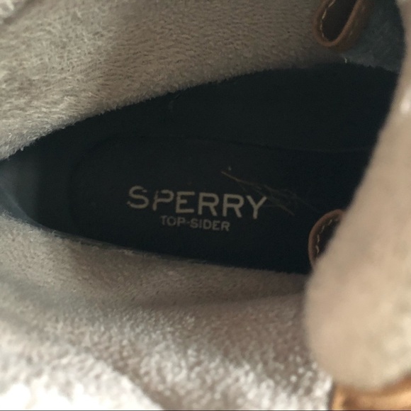 Great Condition Sperry Avenue Tan DuckBoots Size 10 - Picture 8 of 9